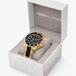 Oversized Everest Gold-Tone and Silicone Watch