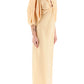 Stella mccartney satin maxi dress with cut-out ring detail