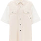 Stella mccartney short-sleeved denim shirt