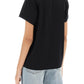 Stella mccartney t-shirt with embroidered signature