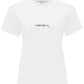 Stella mccartney t-shirt with embroidered signature