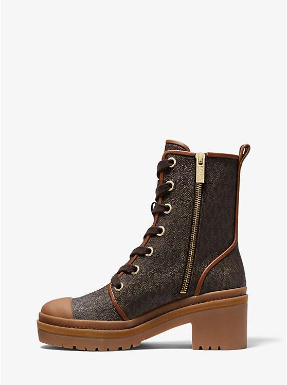 Corey Logo Combat Boot