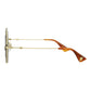 Round-Frame Metal Sunglasses