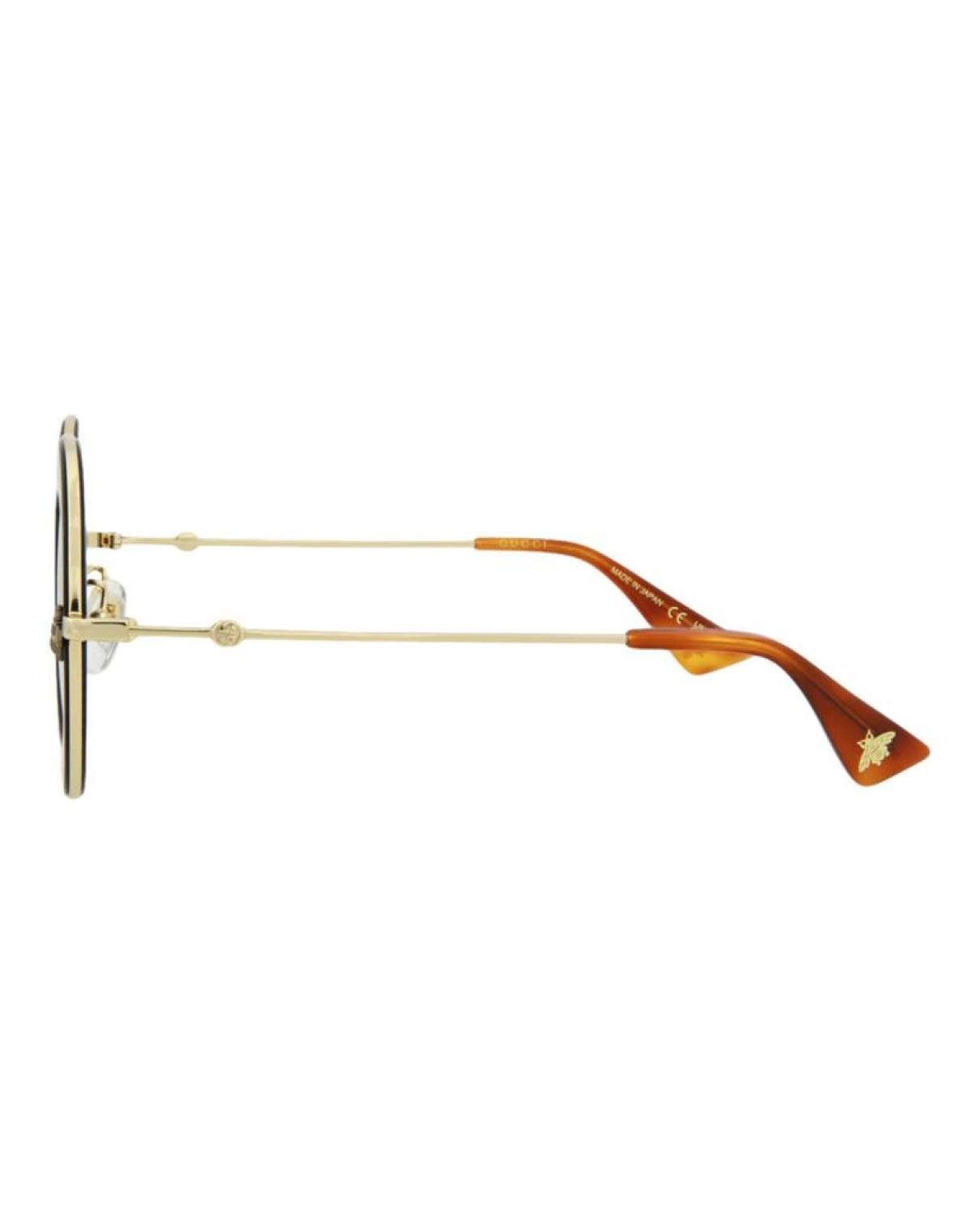 Round-Frame Metal Sunglasses