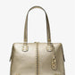 Astor Large Studded Metallic Leather Tote Bag