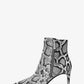Alina Flex Snake Embossed Leather Ankle Boot