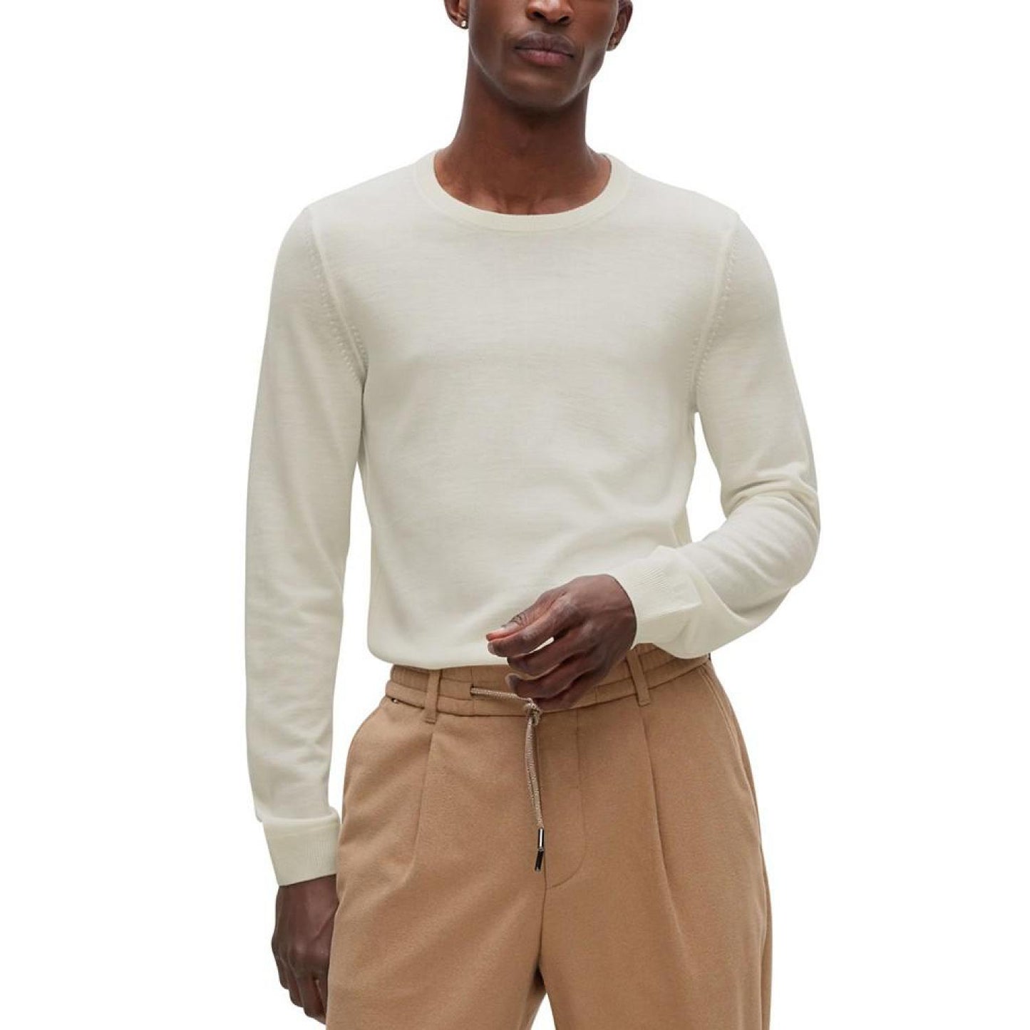 Men's Wool Slim-Fit Sweater