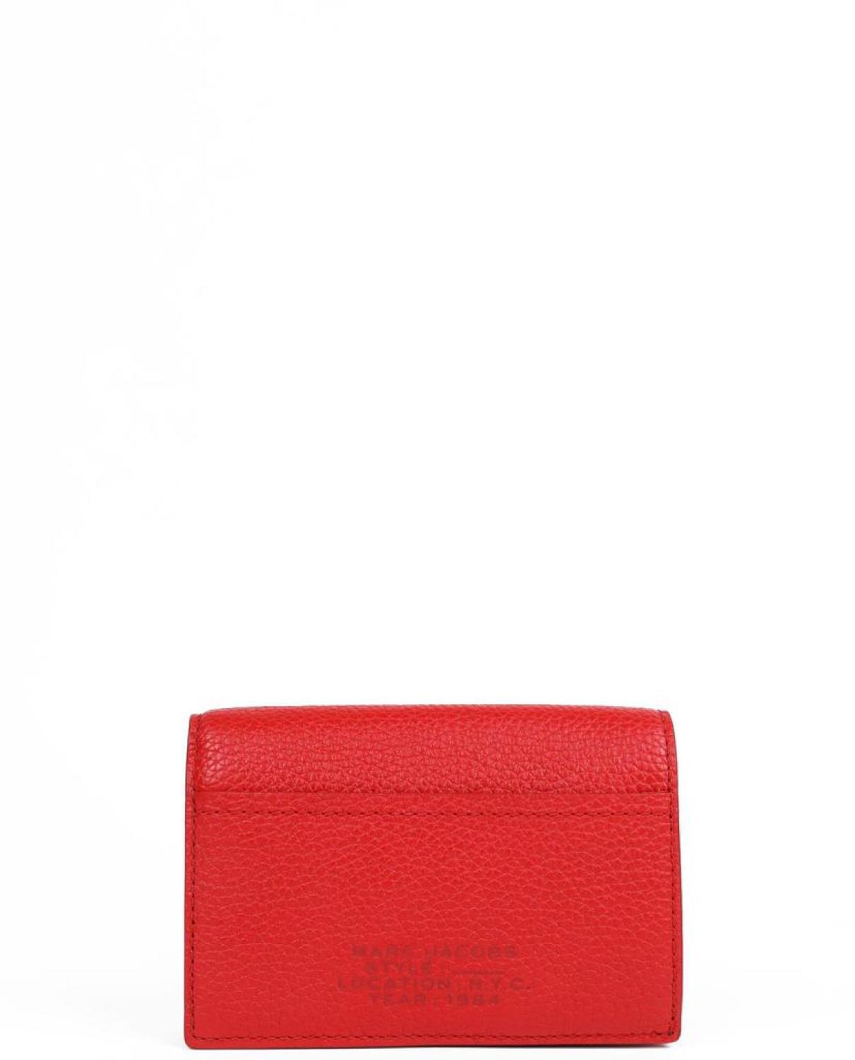 Marc Jacobs Logo Embossed Small Bifold Wallet