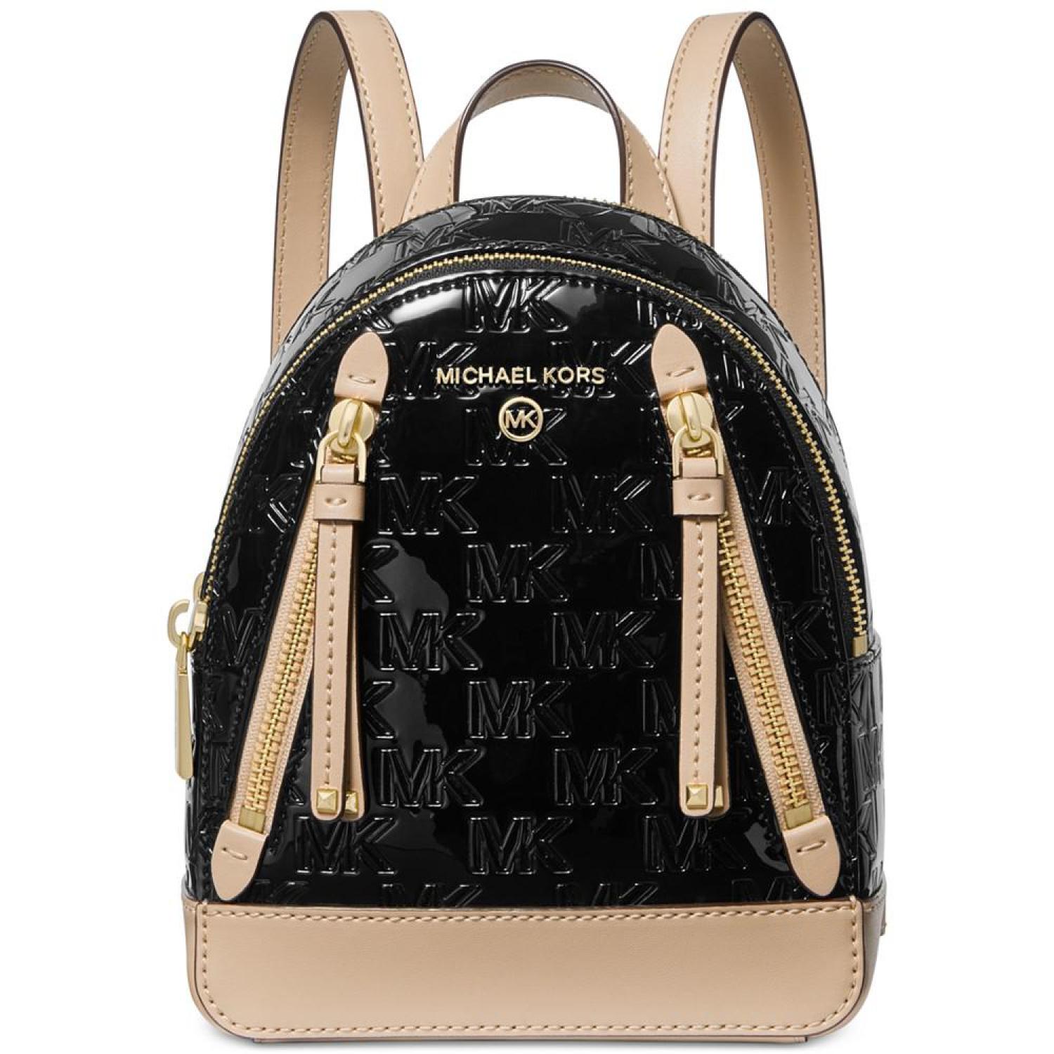 black michael kors mini backpack Logo Extra Small Convertible Messenger Backpack