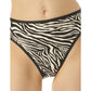 Zebra High Leg Bikini Bottoms