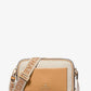 Maeve Large Canvas and Smooth Crossbody Bag