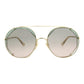 Round-Frame Metal Sunglasses