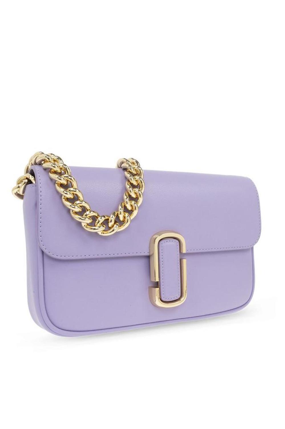 Marc Jacobs Logo Plaque Foldover Shoulder Bag