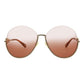Round-Frame Metal Sunglasses