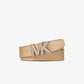 Logo Buckle Leather Belt