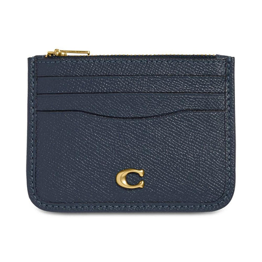Crossgrain Leather Zippered Card Case