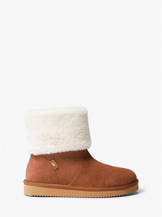 Julia Faux Fur Trim Suede Boot