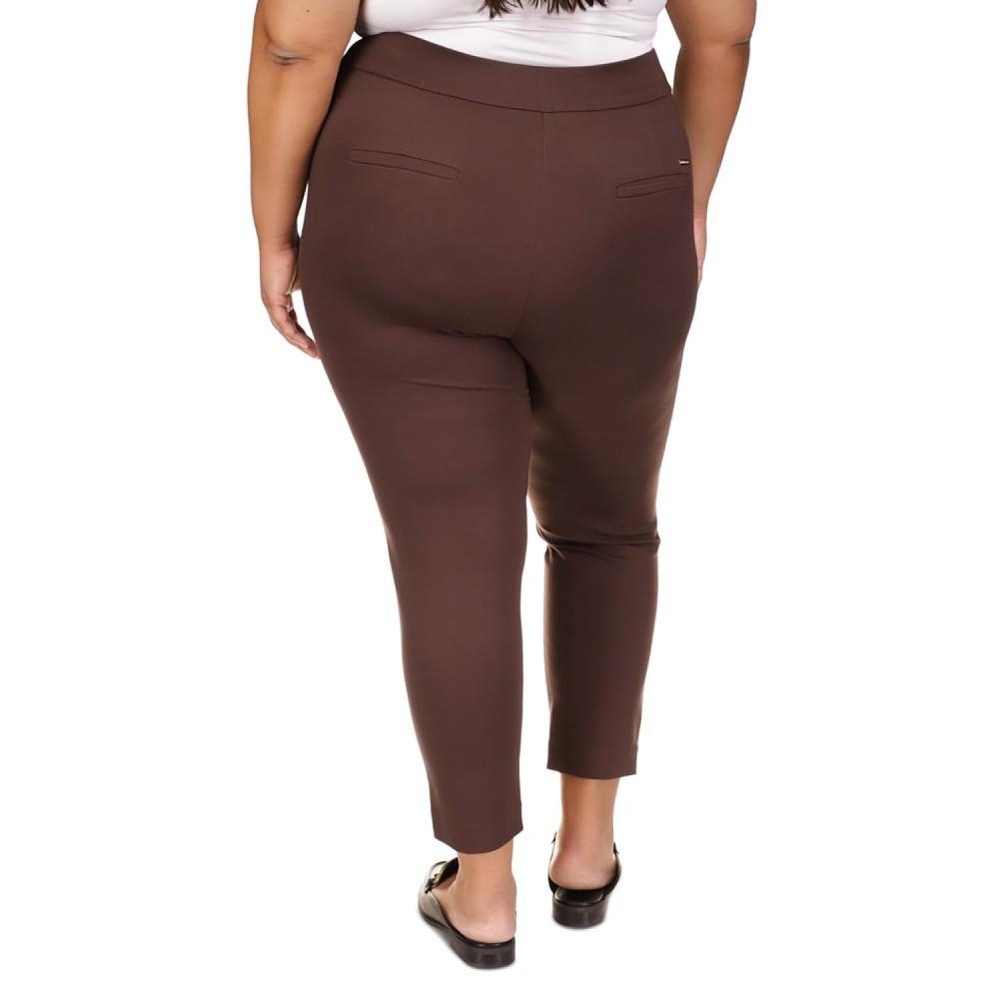 Plus Size High-Rise Pull-On Pants
