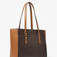 Sullivan Large Logo and Leather Tote Bag