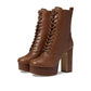 Natasha Lace-Up Bootie
