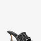 Tessa Frayed Denim Mule Sandal
