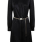 Michael Michael Kors Satin Belted Mini Dress