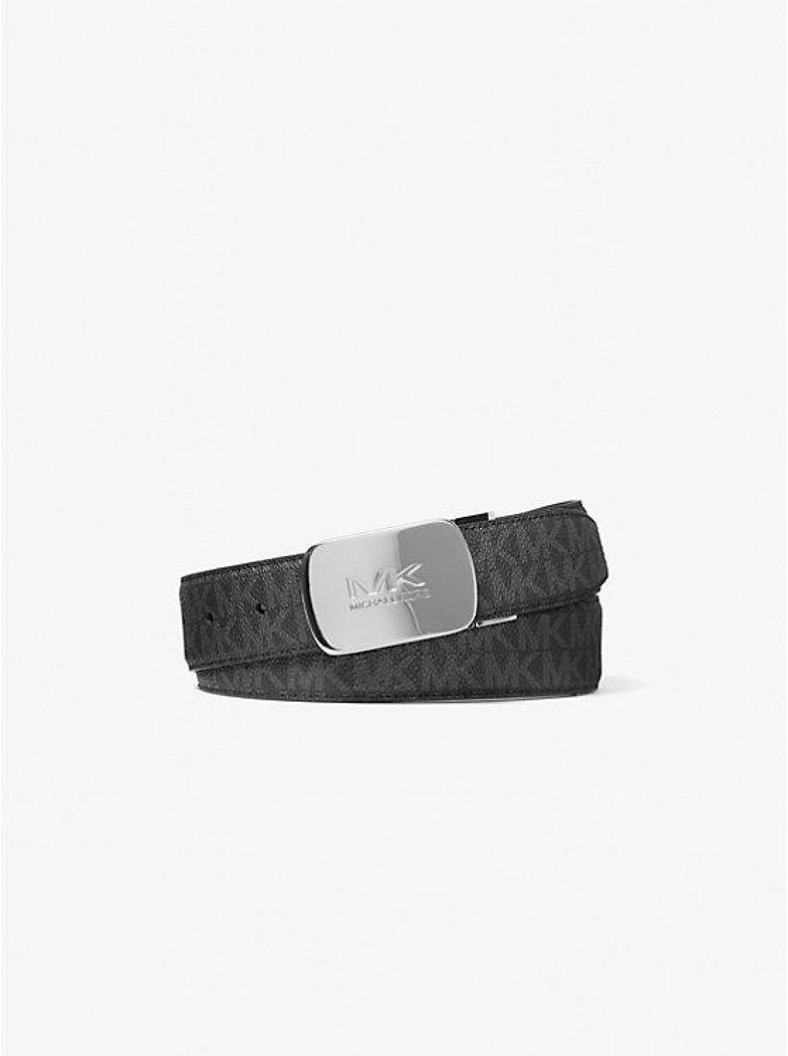 Reversible Logo and Leather Belt