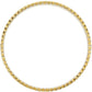Gold & Beige 'The Medallion Large' Cuff Bracelet