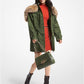 Faux Fur Trim Stretch Cotton Anorak