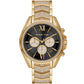 Women's Whitney Chronograph Gold-Tone Stainless Steel Bracelet Watch 44mm