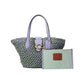 Small Popcorn Texture Straw Tote