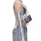 The Snapshot Metallic Leather Shoulder Bag