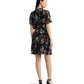 Floral Crinkle Georgette Dress