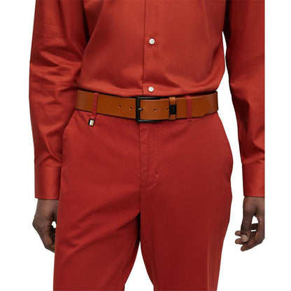 Men's Connio Vegetable-Tanned Italian Leather Belt