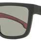 Hugo Boss Men's Polarized Sunglasses B1451S 003M9 Matte Black/Red 59mm