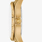 Lexington Gold-Tone and Leather Watch