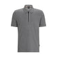 Men's Zip Placket Polo Shirt