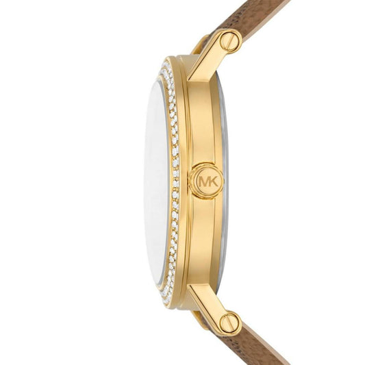 Women's Corey Three-Hand Brown Polyvinyl Chloride Watch 38mm