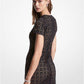 Embellished Laser Cut Scuba Dress