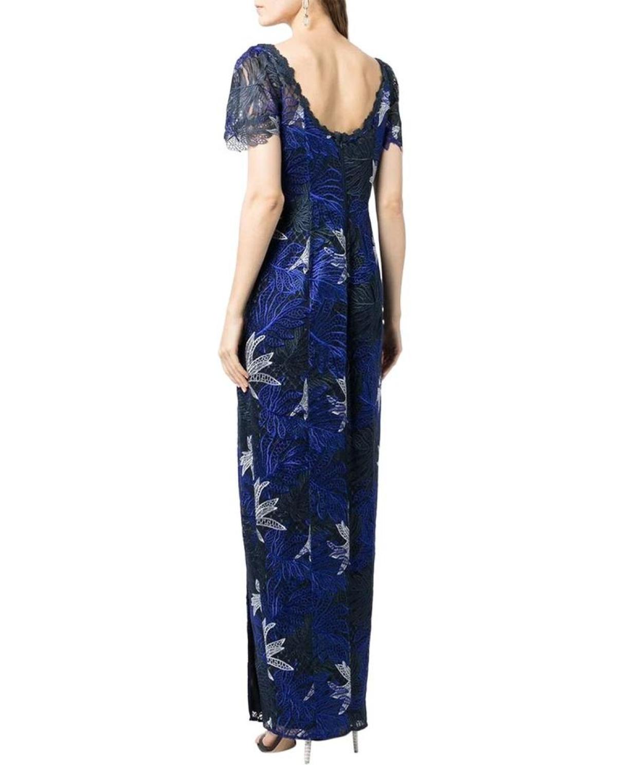 Marchesa Notte Floral Gown