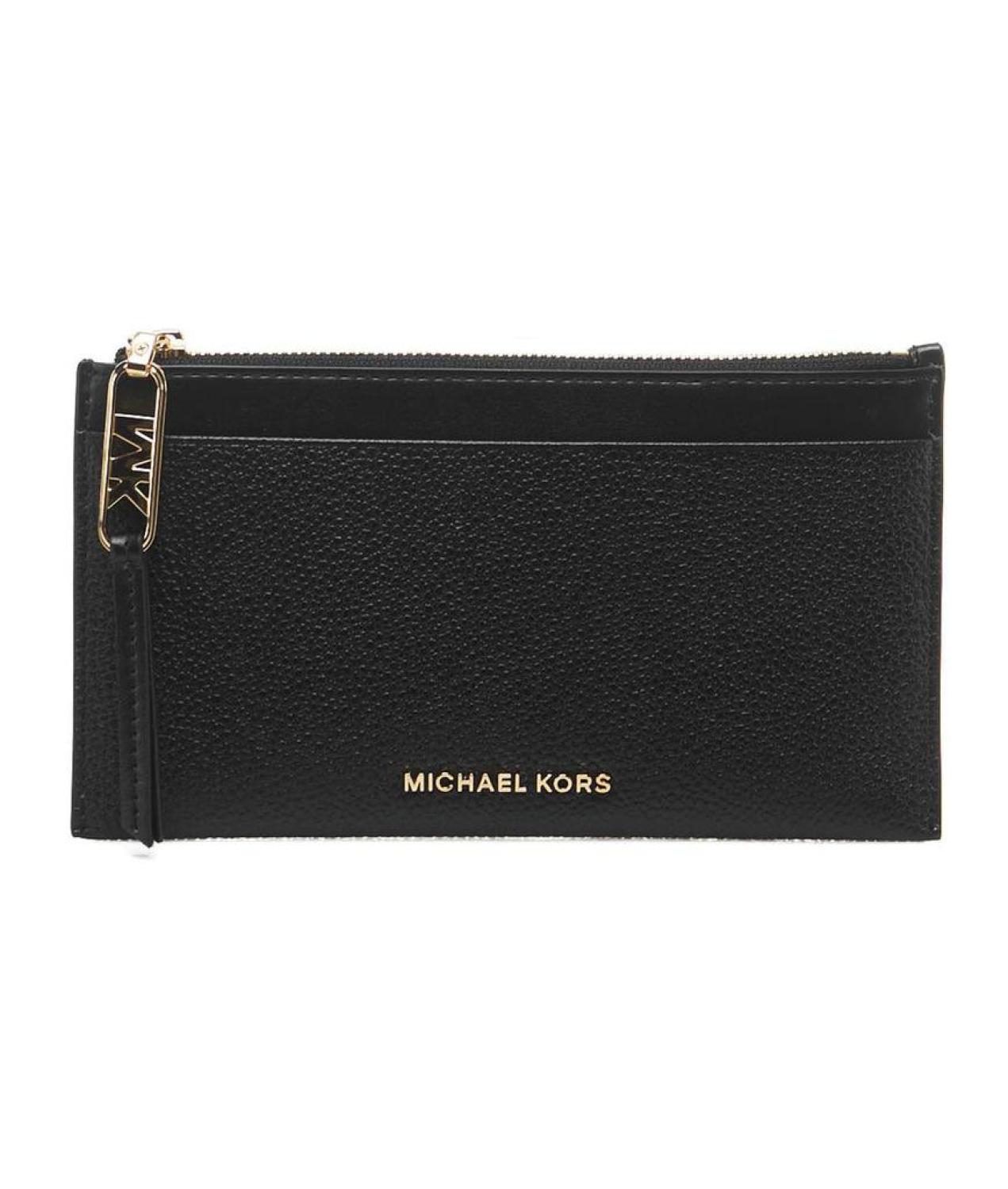 Michael Michael Kors Logo Plaque Zipped Wallet
