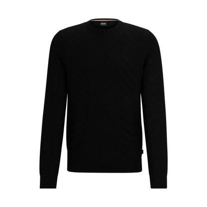 BOSS by Men's Graphic-Jacquard Sweater