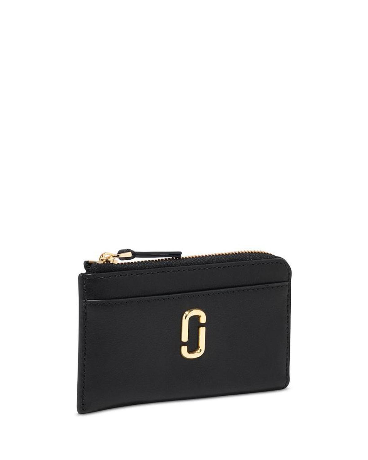 The J Marc Top Zip Wallet