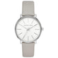 Women's Pyper Gray Leather Strap Watch