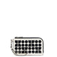 Noel Printed Leather Wristlet