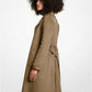 Wool Blend Wrap Coat