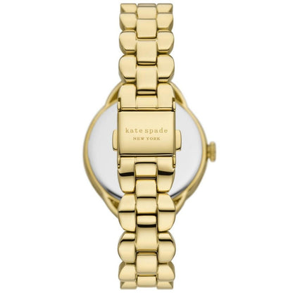 Women's Morningside Three Hand Gold-Tone Stainless Steel Watch 34mm