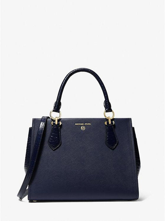 Marilyn Medium Saffiano Leather Satchel
