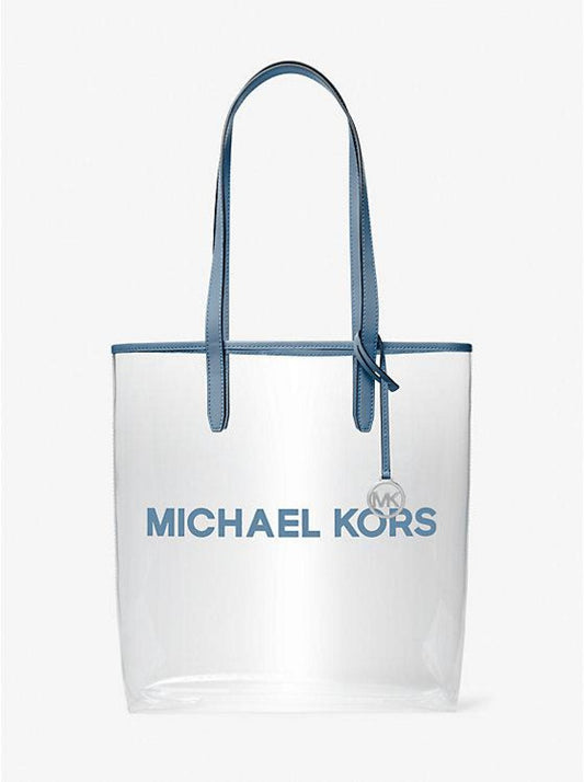 The Michael Large Clear Vinyl Tote Bag