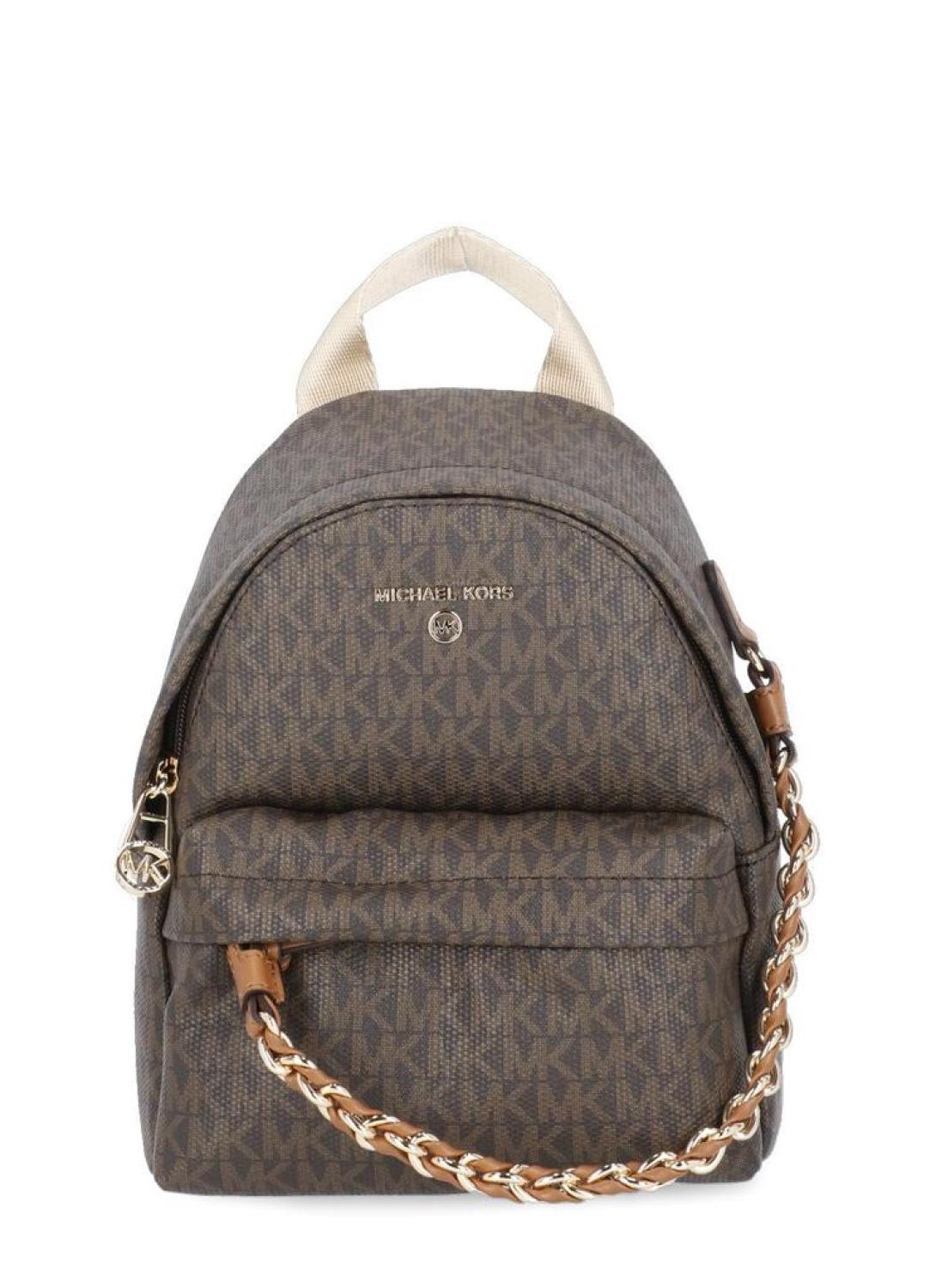 Michael Michael Kors Rhea Logo Lettering Mini Monogram Backpack